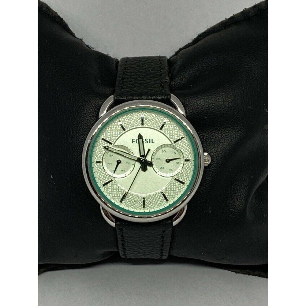 Fossil Tailor ES3951 Womens Black Leather Analog D